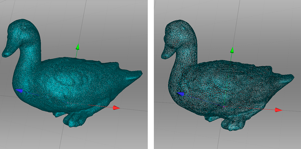 Mesh simplification.