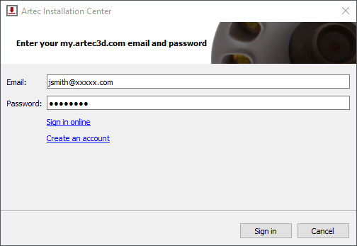 Authentication window